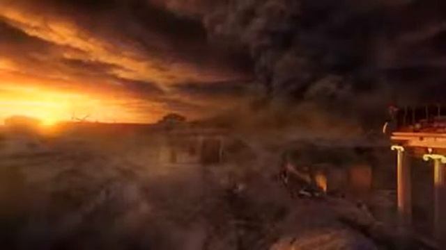 Re Animation Of Pompeii Being Destroyed by Mount Vesuvius Volcano смотреть онлайн