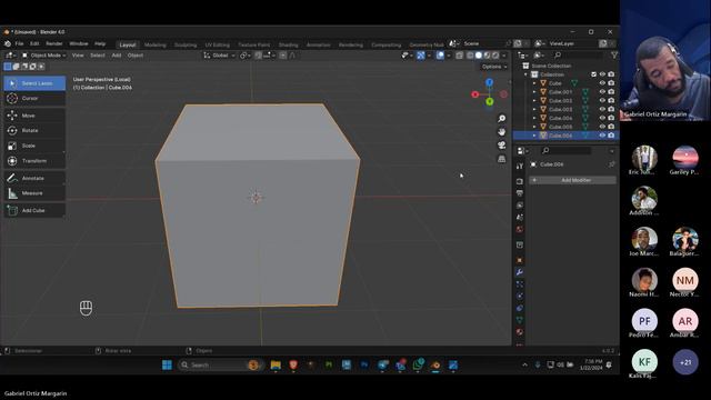 Curso Modelado y Renderizado en Blender básico Semana 2 смотреть онлайн