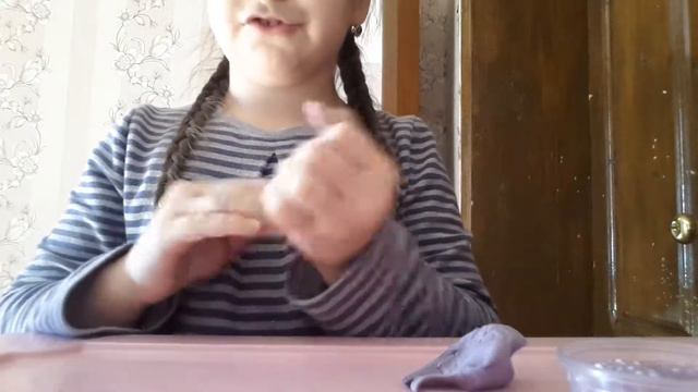 Слайм на прозрачной основе 💜 И лёгкий пластилин💛💚 смотреть онлайн
