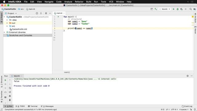 Kotlin Structural Equality смотреть онлайн