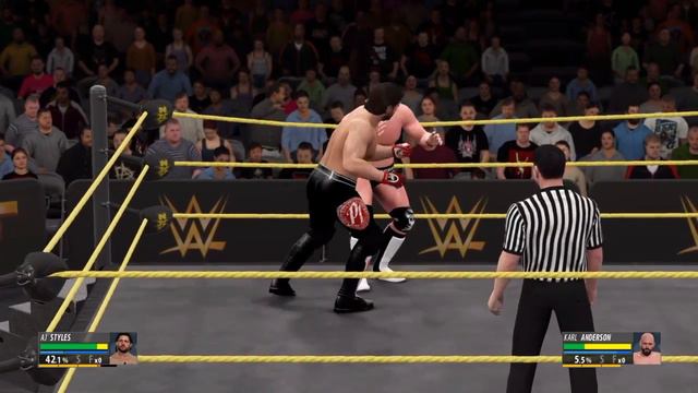 AJ Styles vs karl Andersen смотреть онлайн