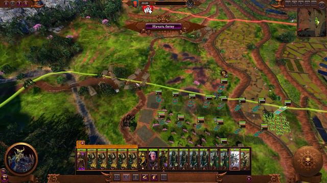 Total War Warhammer 3 Легенда Тёмные Эльфы - Дух Джунглей (Прохождение - Часть 8) смотреть онлайн