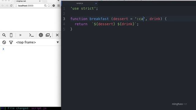 09.JavaScript#ES6 默认参数 - Default Parameter Values.mp4 смотреть онлайн
