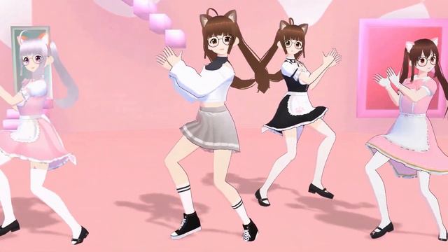 Ульяны дэнсят под Пон Пон Пон, но они 60фпс