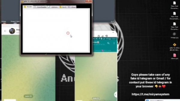 check android with (mobihok) using image | apk to jpg  ????