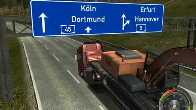 Глупый недочет SCSовцов в German Truck Simulator смотреть онлайн