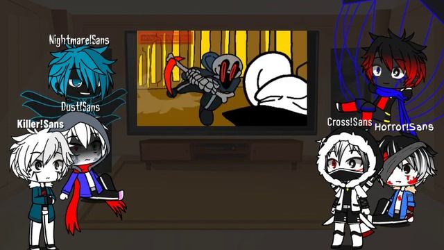 Bad Sanses react to LB! Sans vs VHS Sans смотреть онлайн