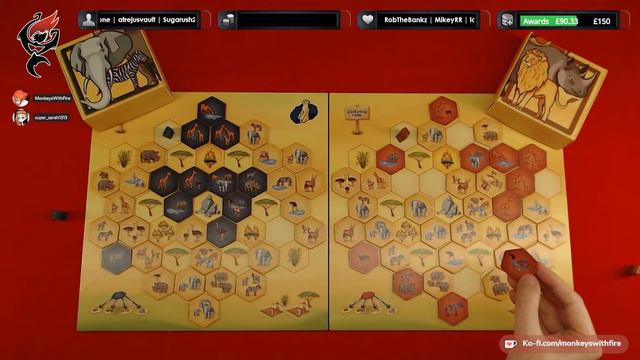 SAVANNAH PARK - BRIGHT EYE GAMES / DEEP PRINT GAMES | BOARD GAME LIVE PLAY | смотреть онлайн