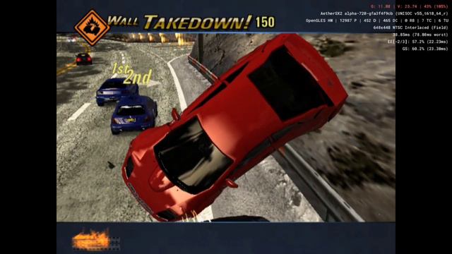 [AetherSX2 on Powkiddy X18S] Burnout 3 - Takedown (Playstation 2) смотреть онлайн