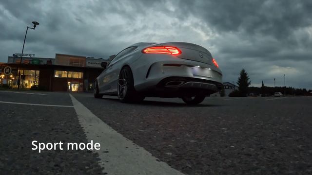 Mercedes W205 C200 Stock Exhaust Sounds