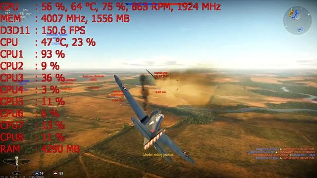 MSI GTX 1070 gaming X & i7 6700k - Benchmark War Thunder 4K/2K/FullHD ! смотреть онлайн