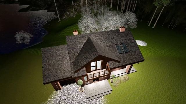 AlexArchitekt 301Z Шале с гаражом смотреть онлайн