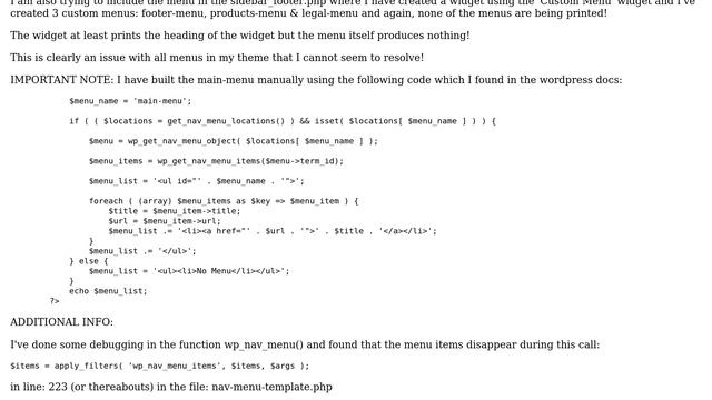 Wordpress: Custom menus not showing смотреть онлайн