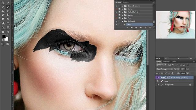 Body Paint Photoshop Action смотреть онлайн