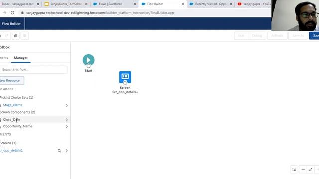01 Create Screen Flow and Debug a Flow in Salesforce Lightning | Salesforce Training Video Series смотреть онлайн