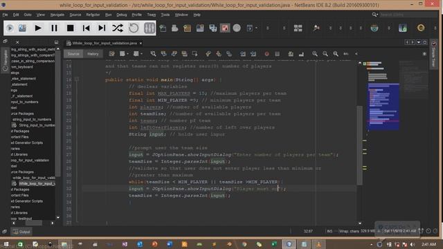 java tutorial 12 using while loop for input validation смотреть онлайн