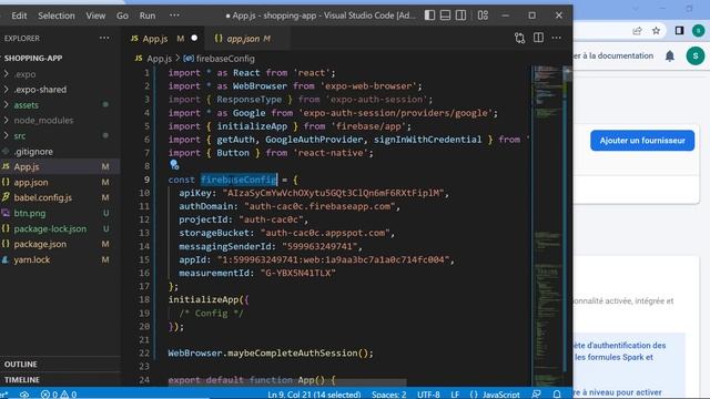 react native google sign in with firebase (طريقة تسجل دخول بواسطة جوجل React Native) смотреть онлайн