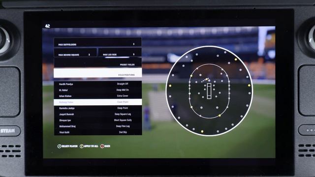 CRICKET 24 STEAM DECK Gameplay - INDIA vs SOUTH AFRICA смотреть онлайн