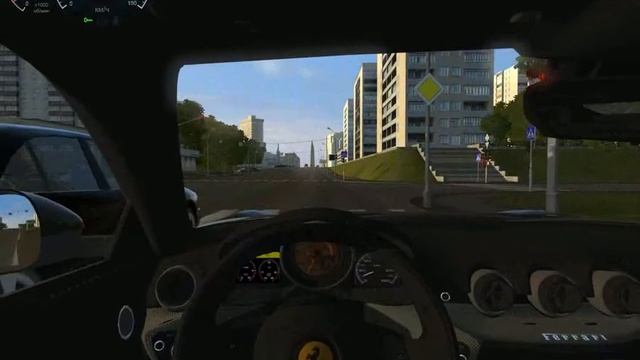 Ferrari F12berlinetta city drive (3d инструктор 2.2.10/City Car Driving 1.2.5) смотреть онлайн