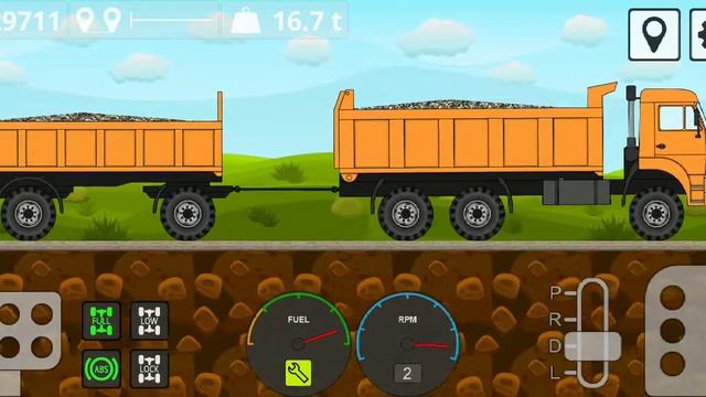 Mini Trucker - Transporting Sarton city garbage to landfill смотреть онлайн