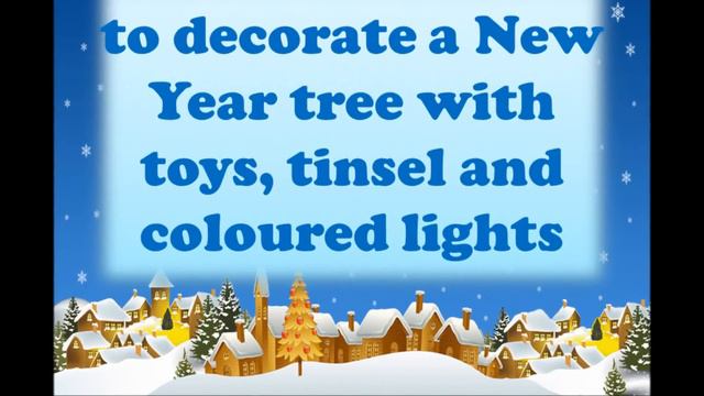Слова з англійської мови на тему Зимові канікули (Winter holidays) смотреть онлайн
