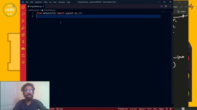Visualisation of Gravitational Force in Python ? | Maths With Python смотреть онлайн