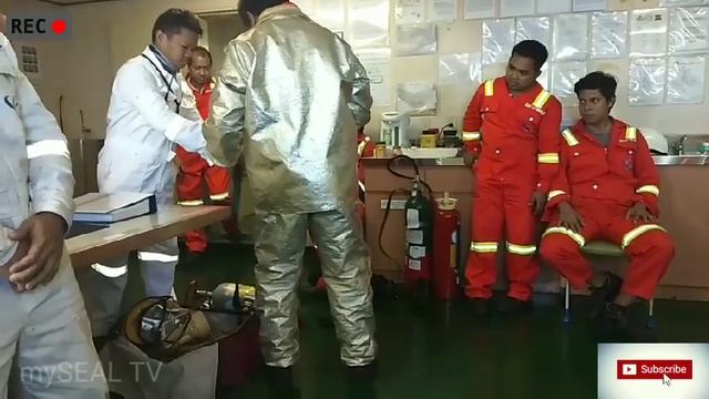 Donning of Fireman's outfit and Fire Extinguisher explained смотреть онлайн