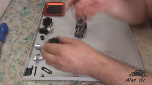 Разборка нитро двигателя смотреть онлайн