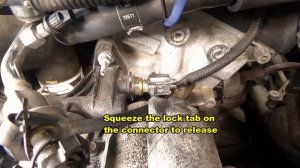 Engine Coolant Temperature (ECT) sensor replacement (2004 Ford Escape 3.0L 6-cylinder engine)