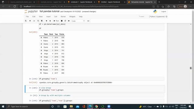 Pandas Tutorial Part 5 : Dealing with Missing data in DataFrame : Group By In DataFrame смотреть онлайн