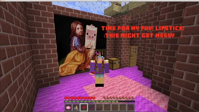 Minecraft makeup tutorial! (literally lol!) смотреть онлайн