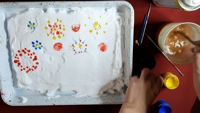 Рисунок на пене для бритья смотреть онлайн