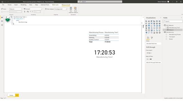 How to Sum Hours, Minutes, and Seconds with DAX in Power BI [h:nn:ss] смотреть онлайн
