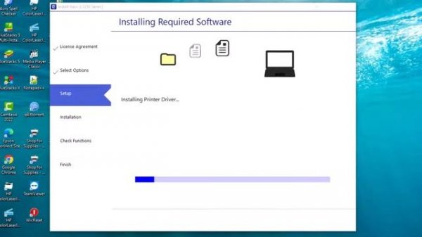 how download and install Epson L3251 printer driver on windows 2022.Epson ECOTANK Printer & scanner