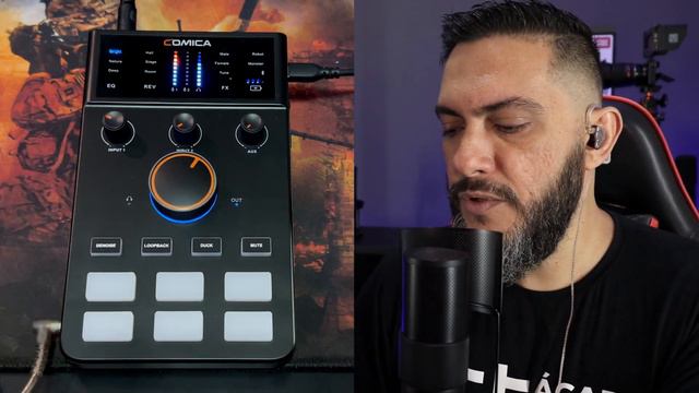 FINO E PORTÁTIL!!! Kit Interface de Áudio + Microfone Comica ADCaster C1-K1 смотреть онлайн