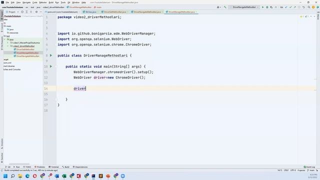 30 DAKIKADA SELENIUM-2 / DRIVER METHOD'LARI смотреть онлайн