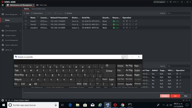 Configuración de 2 frentes de calle a monitor en videoporteros IP HIKVISION смотреть онлайн