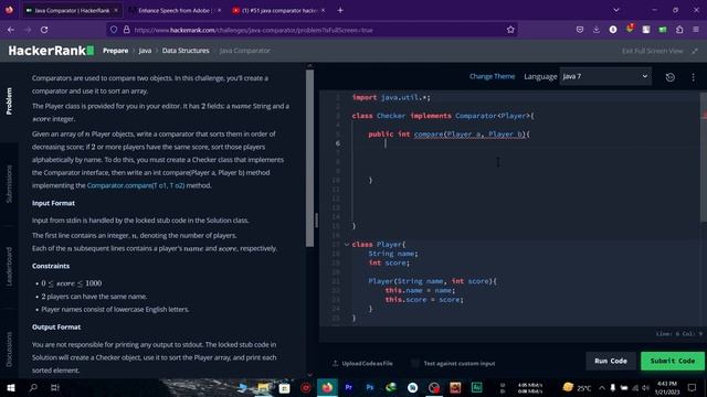 Java Comparator hackerrank solution bangla | the cracker смотреть онлайн