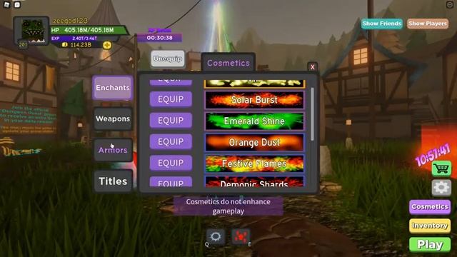 BUYING COSMIC AND GOLDEN SHOWCASING ENCHANTS Dungeon Quest - ROBLOX смотреть онлайн