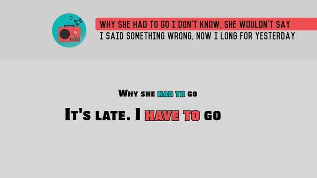 Английский по песням. Перевод песни The Beatles - Yesterday смотреть онлайн