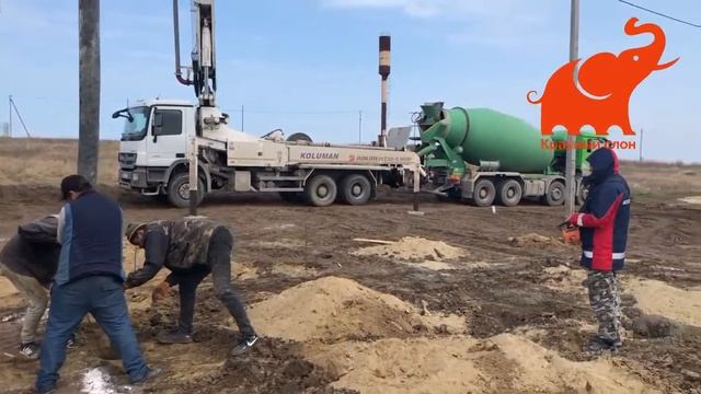 ЗАЛИВКА СВАЙ ФУНДАМЕНТА В ПОСЁЛКЕ ЗА РОДИНУ