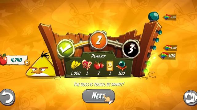 Angry Birds 2 Windows PC Daily Challenge 4-5-6 Rooms For Extra Chuck Card (Feb 14, 2024)