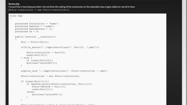 PHP - class does not call constructor of extended class, while it works fine in an other class смотреть онлайн