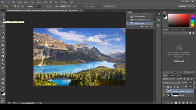 Blend Two Images | Auto Blend Layers | Photoshop Tutorial смотреть онлайн