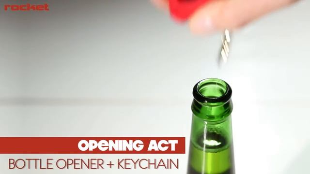 Брелок - открывалка для бутылки Opening Act Rocketdesign OPACT-PRO-01. Дизайнерские подарки. смотреть онлайн