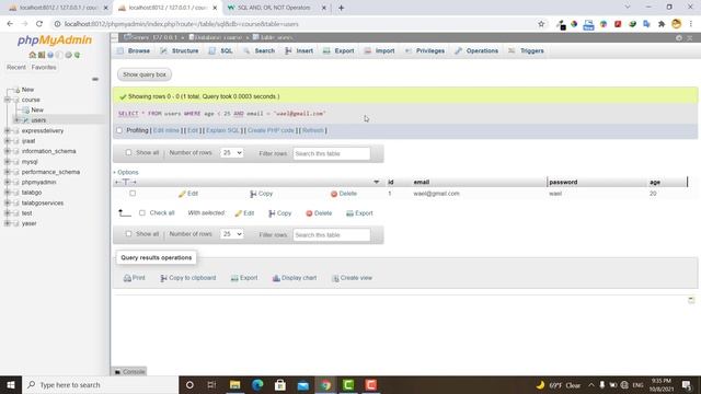 4 - WHERE NOT - AND - OR (SQL - MYSQL) смотреть онлайн