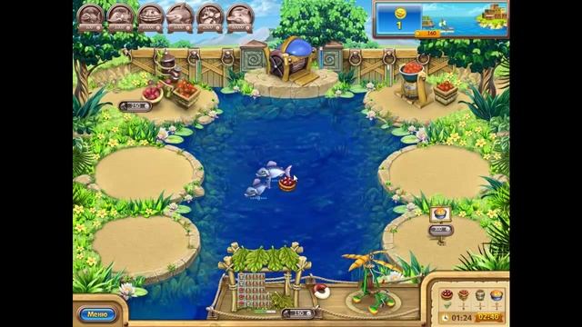 Веселая ферма. Рыбный день (Уровень 4) Farm Frenzy Gone Fishing (Level 4) смотреть онлайн