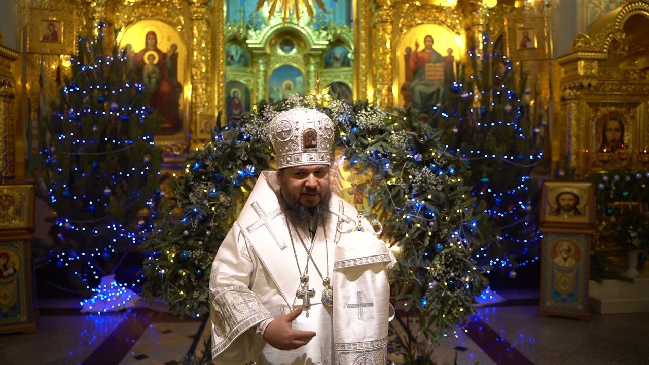 Проповедь владыки Антония в канун Рождества Христова смотреть онлайн