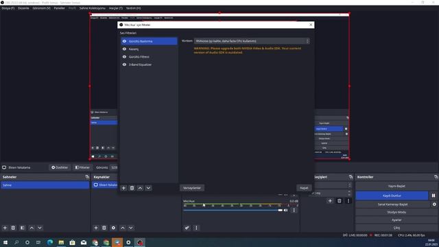 Programsız Mikrofon Dip Ses (Gürültü) (Cızırtı) Kaldırma - OBS Studio - NVIDIA Broadcast смотреть онлайн
