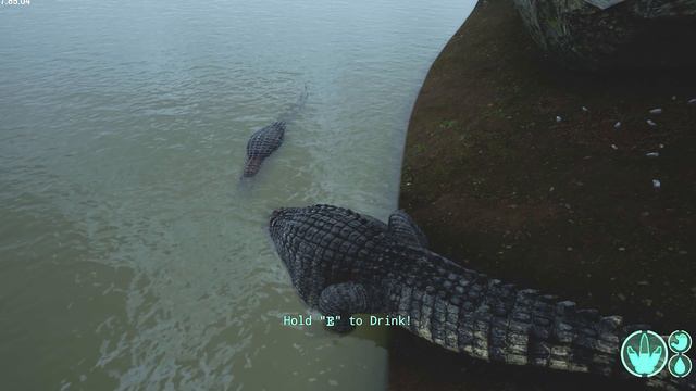 The Giant Crocodile Attacks!!! - The Isle смотреть онлайн